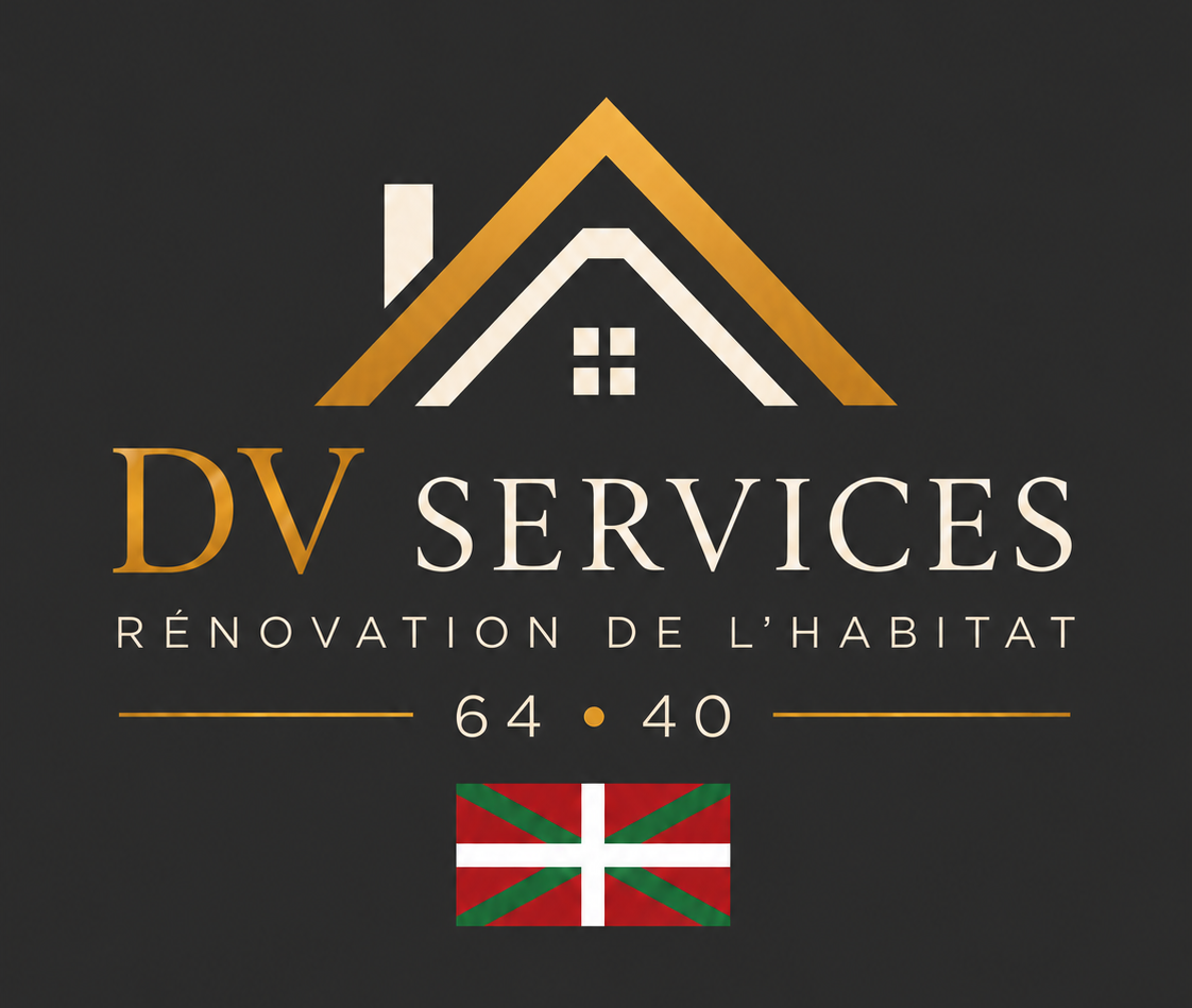 Logo DV Services 64-40 - toitures - peintures - nettoyages